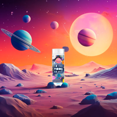 ASDA Cussons Creations To the Moon and Back Space Candy & Coconut Cream Bubble Bath Soak 500ml- Buy online at McGrocer