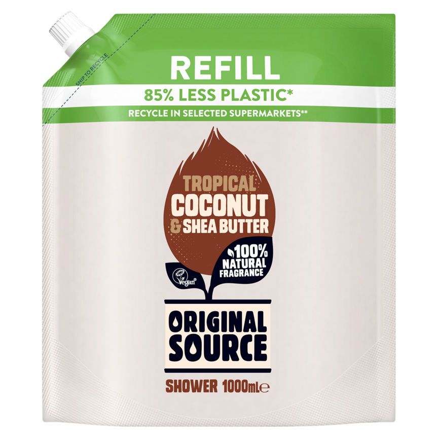 Original Source Tropical Coconut & Shea Butter Shower Refill