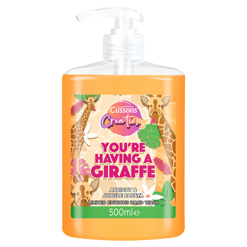 Cussons Creations Limited Editions Hand Wash Apricot & Jungle Papaya 500ml GOODS ASDA   