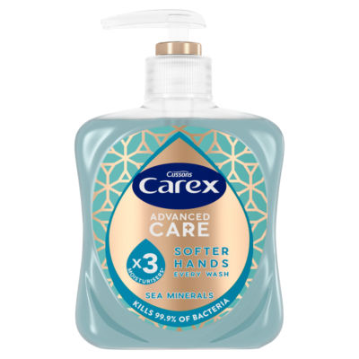 Carex antibacterial hand wash Sea Minerals 250ml, imported from the UK