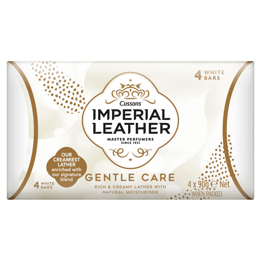 Imperial Leather Gentle Care Bar Soap 4 x 90g