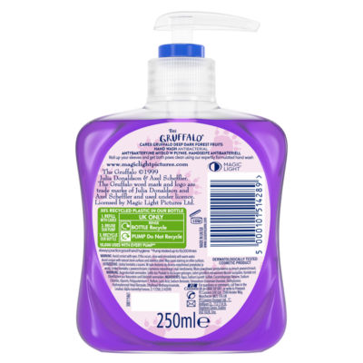 Carex Gruffalo Deep Dark Forest Fruits Antibacterial Hand Wash 250ml - British product