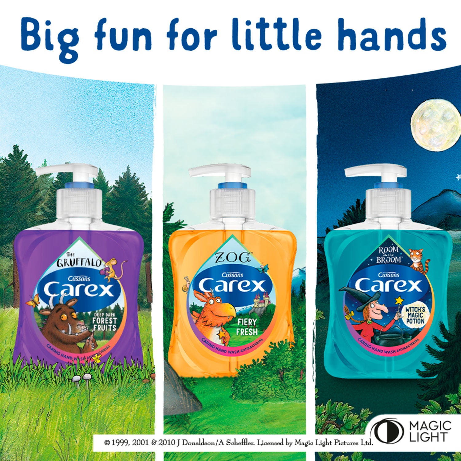 Carex Gruffalo Deep Dark Forest Fruits Antibacterial Hand Wash 250ml - British product