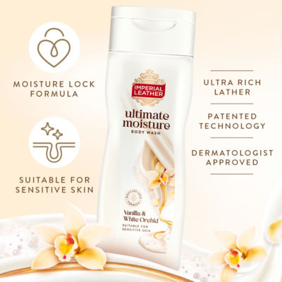 Imperial Leather body wash vanilla white orchid 225ml, UK version