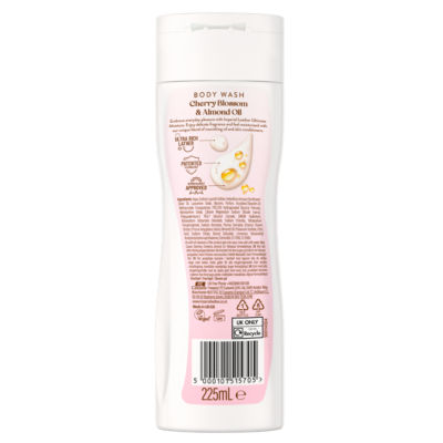 Imperial Leather cherry blossom almond oil body wash 225ml - British product