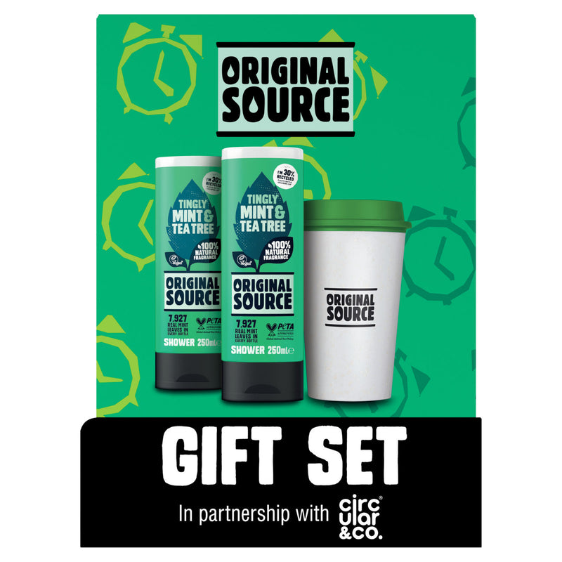 Original Source Wake Up Call gift set with mug (British brand)
