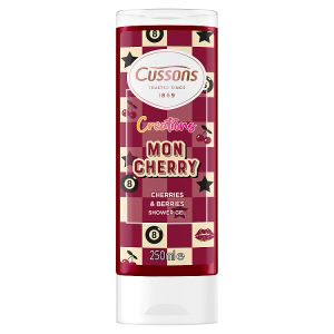 Cussons Mon Cherry Shower Gel 250ml, imported from the UK