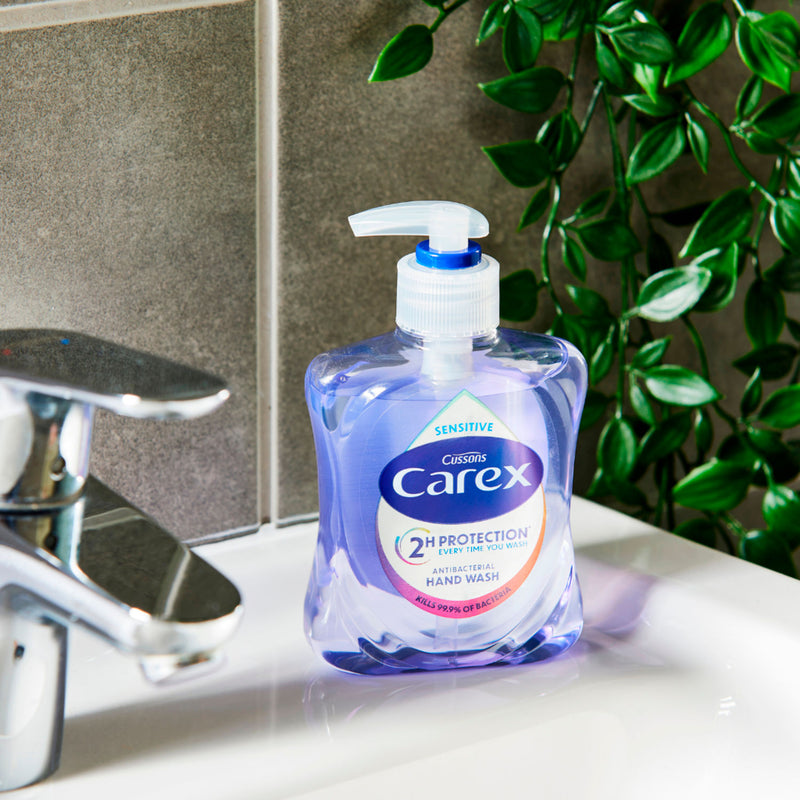 Carex Sensitive Antibacterial Hand Wash 250ml - British product