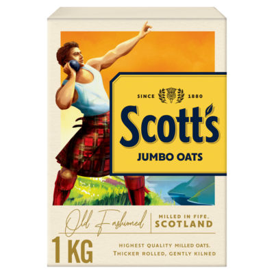 ASDA Scott's Porage Old Fashioned Porridge Oats 1kg- Buy online at McGrocer