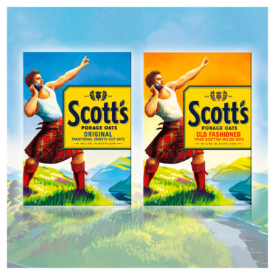 Scotts Original Porage Oats 2kg, imported from the UK