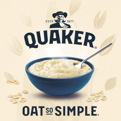 Quaker Oat So Simple original porridge pot 45g, imported from the UK