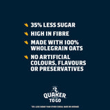 Quaker Oat Porridge To Go Golden Syrup Breakfast Bars