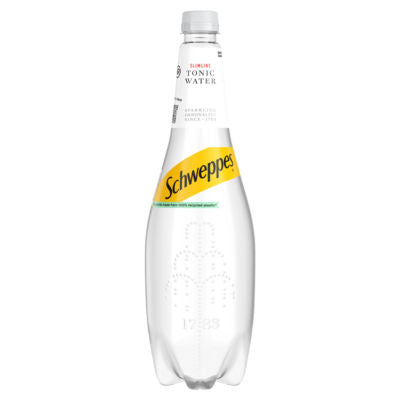 Schweppes Slimline tonic water 1L, UK version