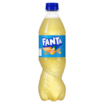 Fanta soft drink Pineapple Grapefruit 500ml, UK version