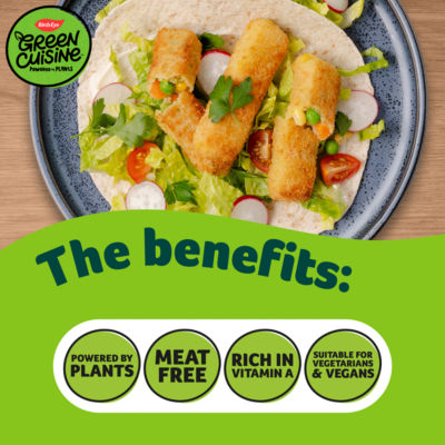 Birds Eye 10 Green Cuisine Vegan Veggie Fingers