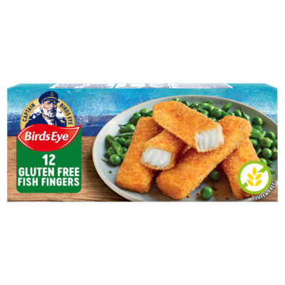 Birds Eye gluten free fish fingers 360g - British product