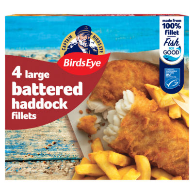 Birds Eye panierte Schellfischfilets 440g – Britisches Produkt