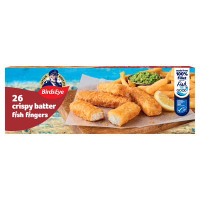 Birds Eye 26 Crispy Batter Fish Fingers 728g
