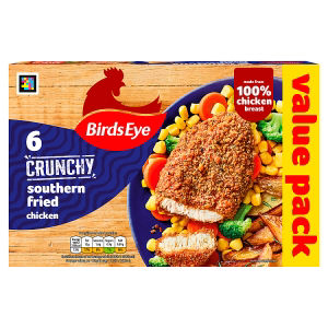 Birds Eye Southern Fried Chicken Breast Steaks Breadcrumbs 6 Pack 540g