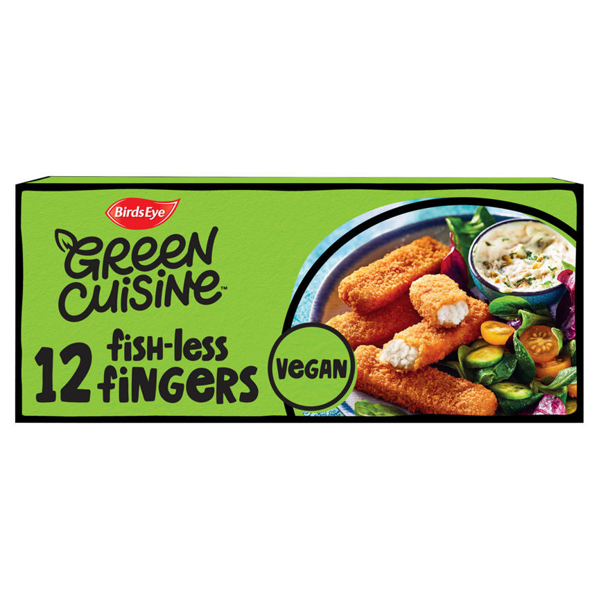 Birds Eye 12 Green Cuisine Vegan Fishless Fingers GOODS ASDA   