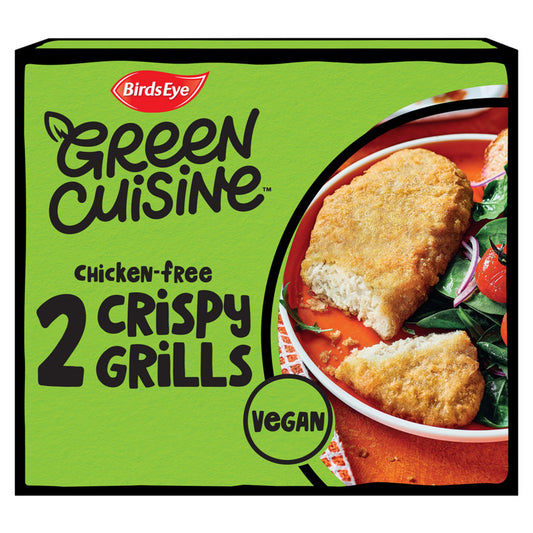 Birds Eye 2 Green Cuisine Vegan Chicken Free Crispy Grills GOODS ASDA   