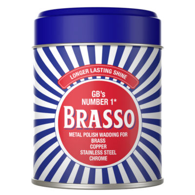 Brasso Longer Lasting Shine Metal Polish Wadding