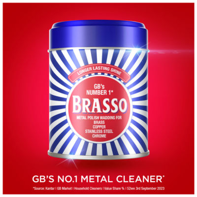 Brasso Metallpolitur Watte 75g - Britisches Produkt