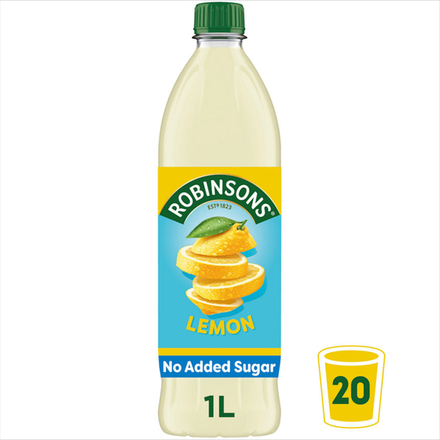 Robinsons Lemon No Added Sugar Squash