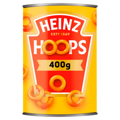 ASDA Heinz Hoops Spaghetti Hoops in Tomato Sauce 400g- Buy online at McGrocer