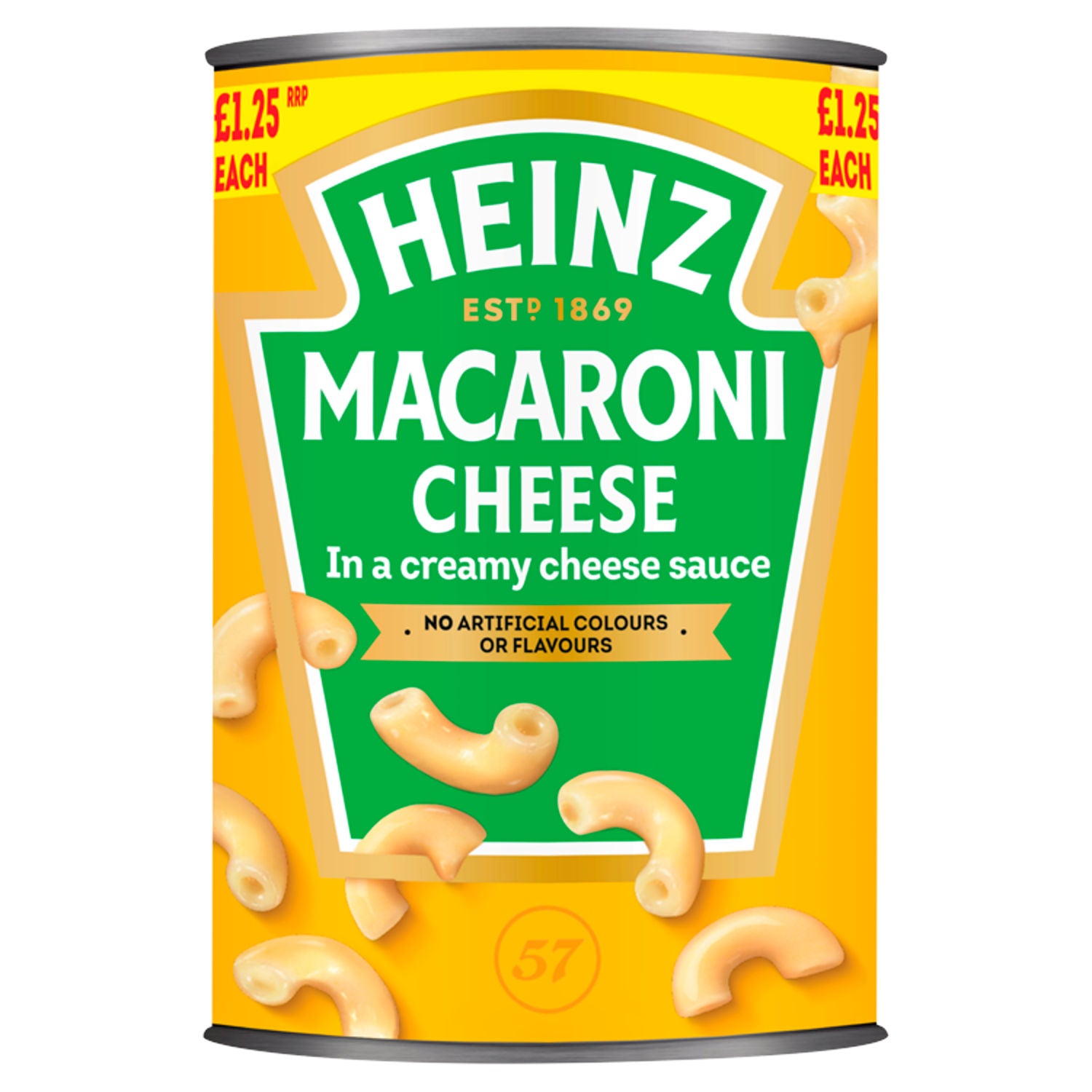 Heinz macaroni cheese ready meal tin 400g, UK version