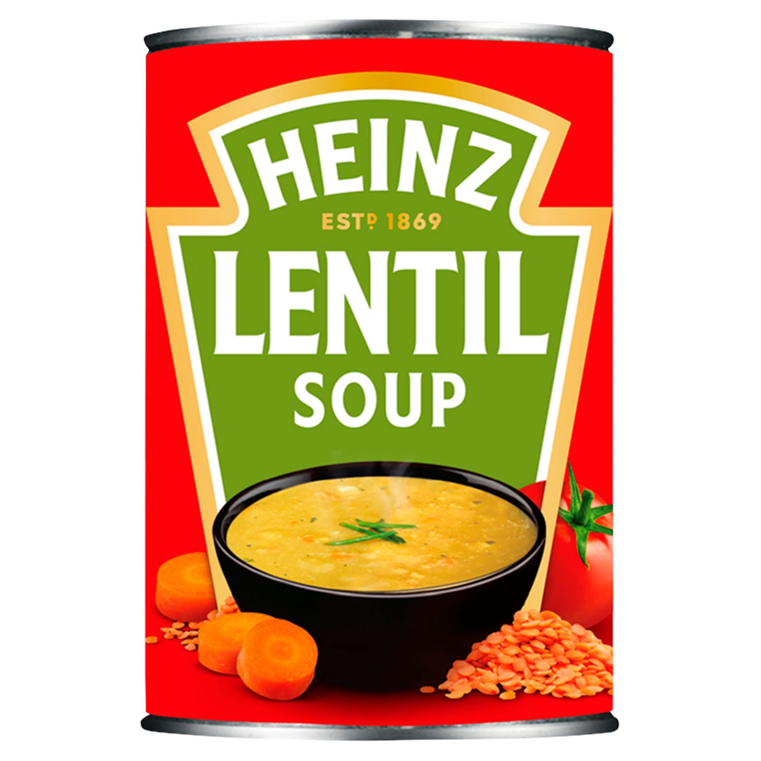 Heinz tinned lentil soup 400g - British product
