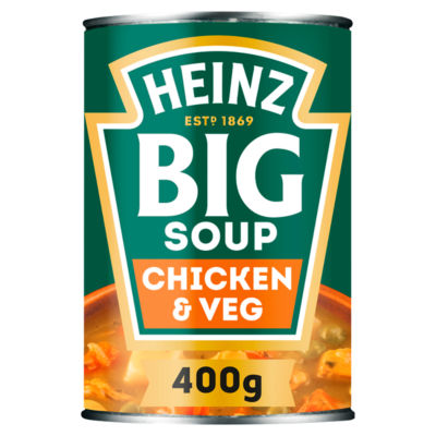 ASDA Heinz Big Soup Kylling & Grønnsak Hermetisk suppe 400g- Kjøp online hos McGrocer