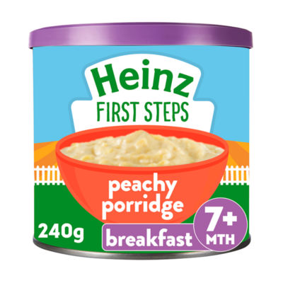 Heinz Peach Multigrain Porridge Baby Food for 7+ Months 220g