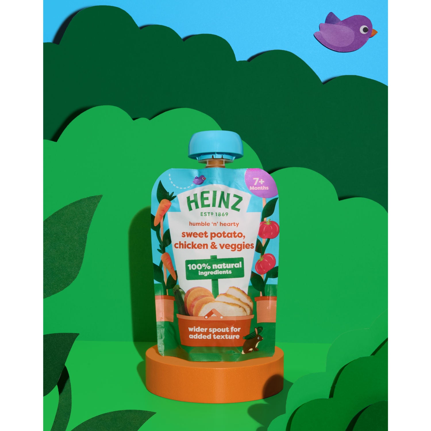 Heinz sweet potato chicken baby meal 7+ months 130g, UK version