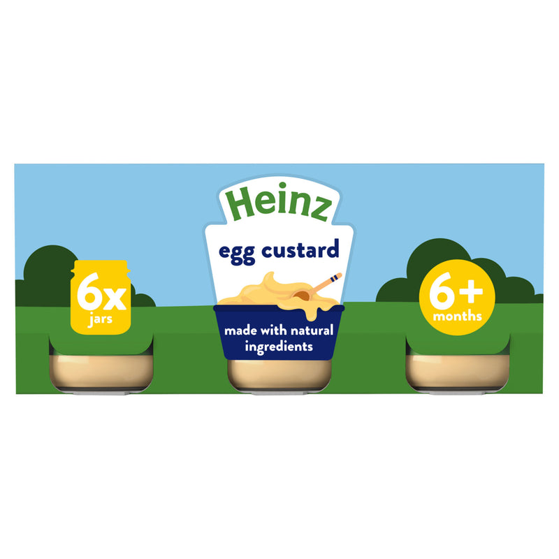 Heinz baby egg custard with rice 6x120g (British brand)
