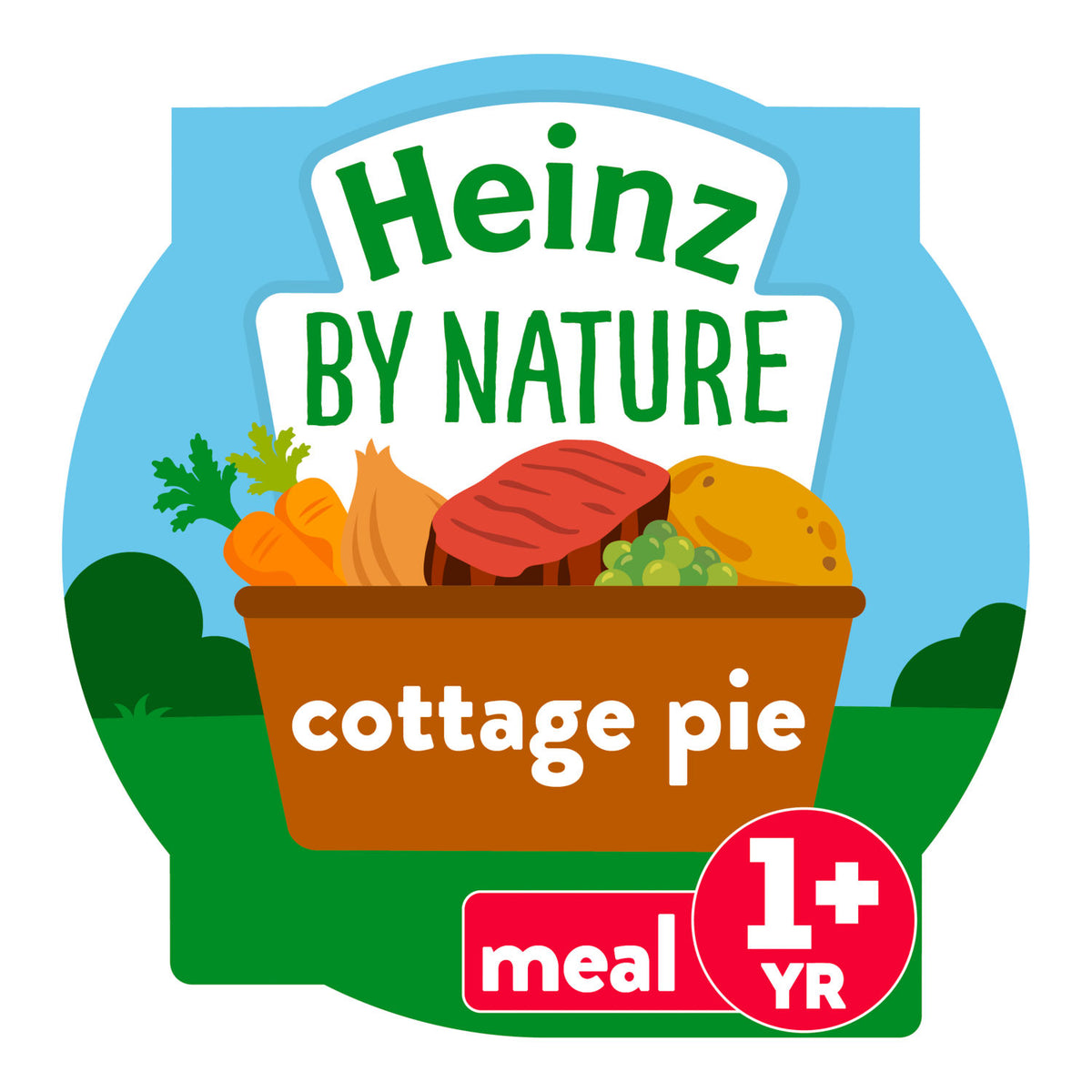 Heinz By Nature Cottage Pie baby food 200g, imported from the UK