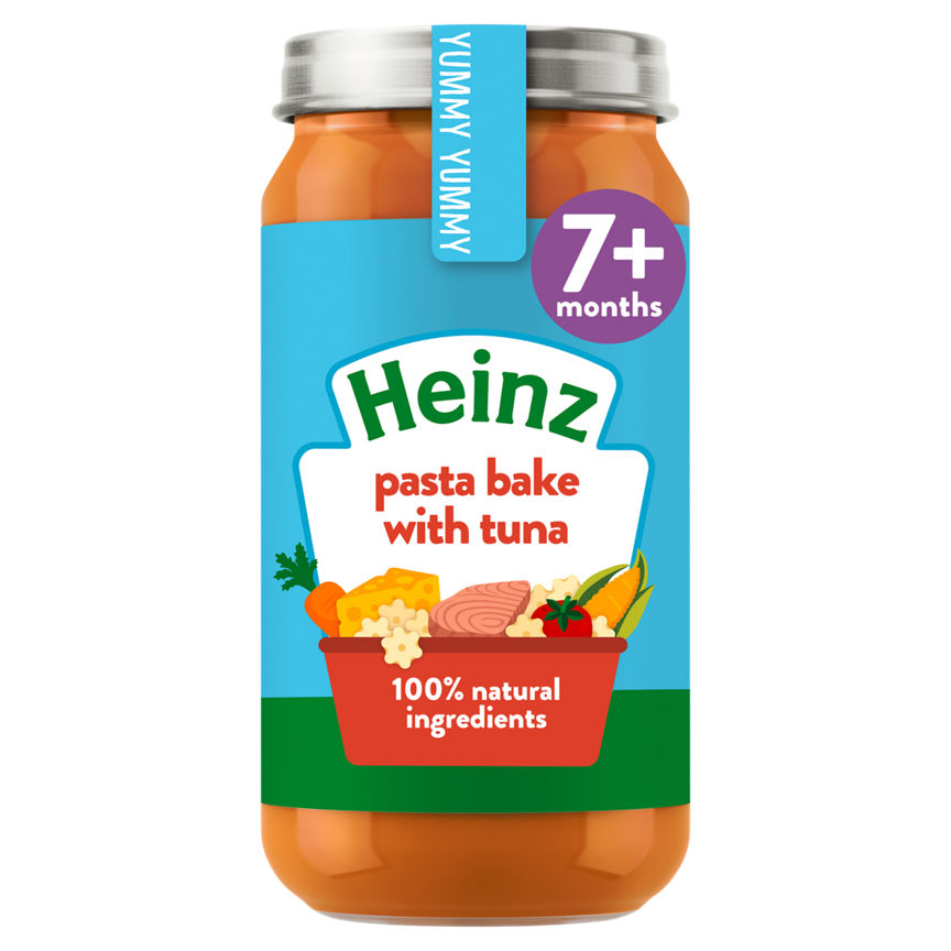 Heinz By Nature Pasta Bake with Tuna Baby Food Jar 7+ Months GOODS ASDA   