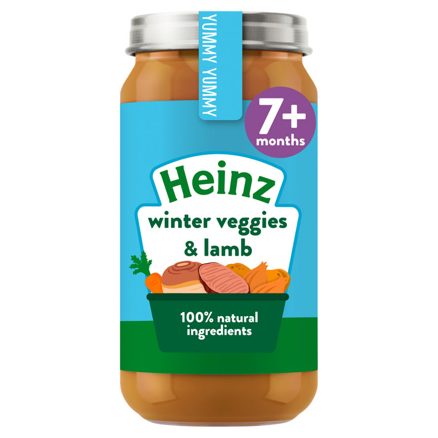 Heinz By Nature Winter Veggies & Lamb Baby Food Jar 7+ Months 200g GOODS ASDA   
