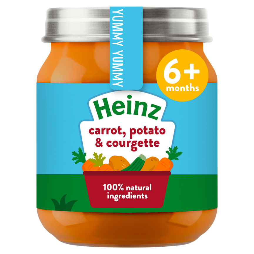 Heinz By Nature Carrot, Potato & Courgette Jar Baby Food 6+ Months GOODS ASDA   