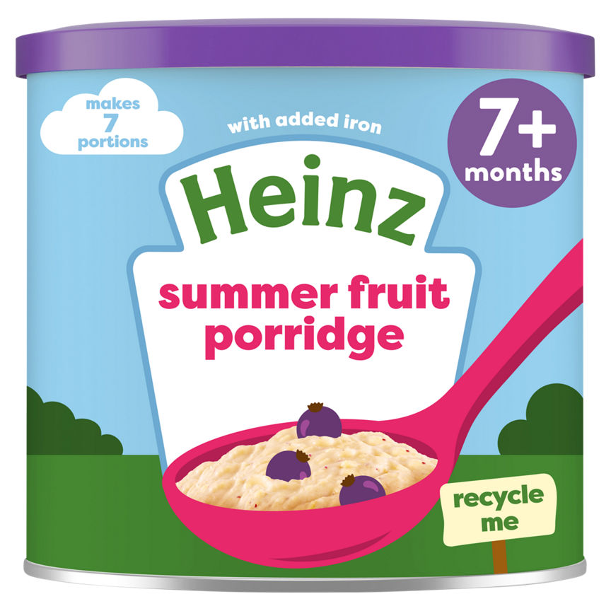 Heinz Summer Fruit Porridge Baby Food 7+ Months GOODS ASDA   