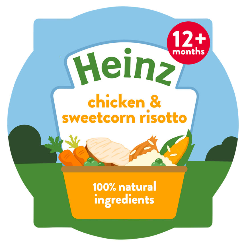 Heinz By Nature Chicken & Sweetcorn Risotto 12+ Months 200g GOODS ASDA   