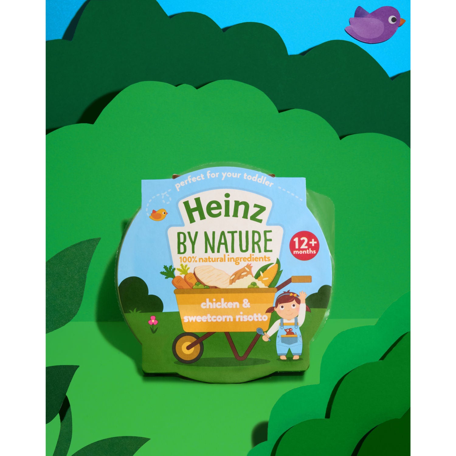 Heinz Chicken and Sweetcorn Risotto toddler meal 200g, UK version