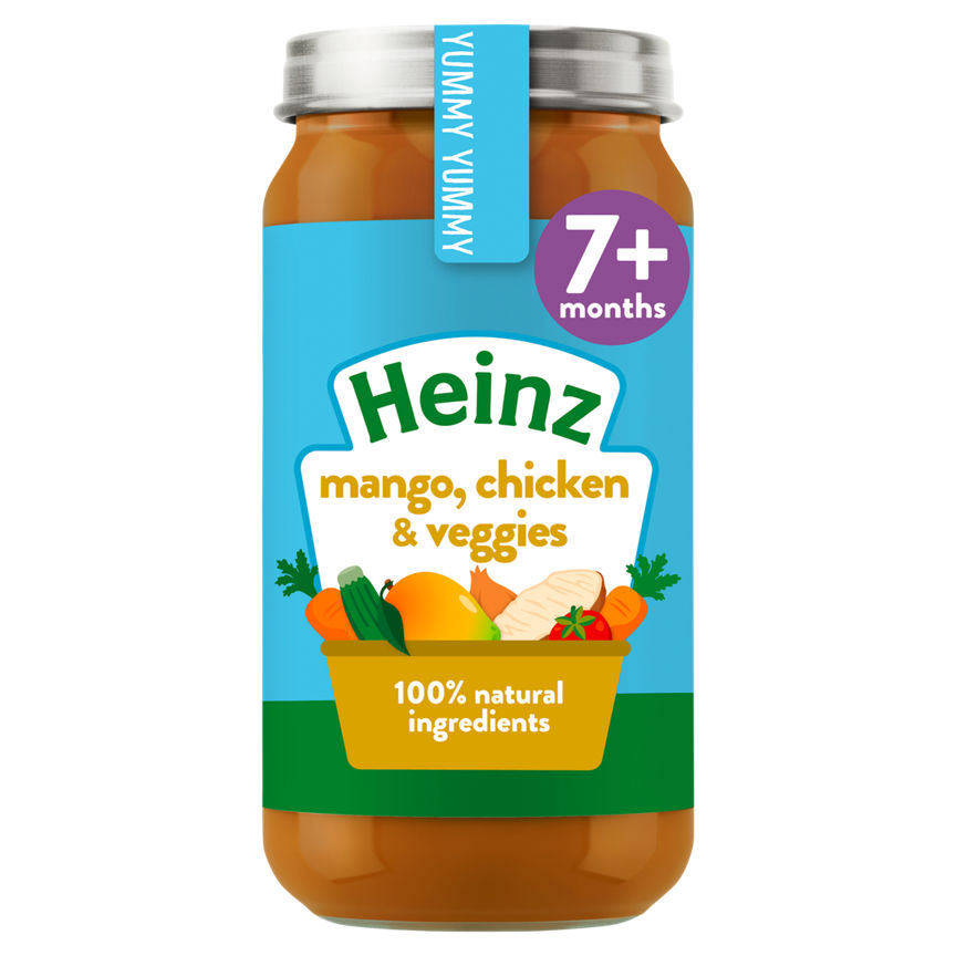 Heinz By Nature Mango, Chicken & Veggies 7+ Months 200g GOODS ASDA   