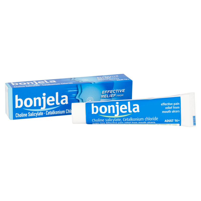 Bonjela oral ulcer gel adult sugar free 15g - British product