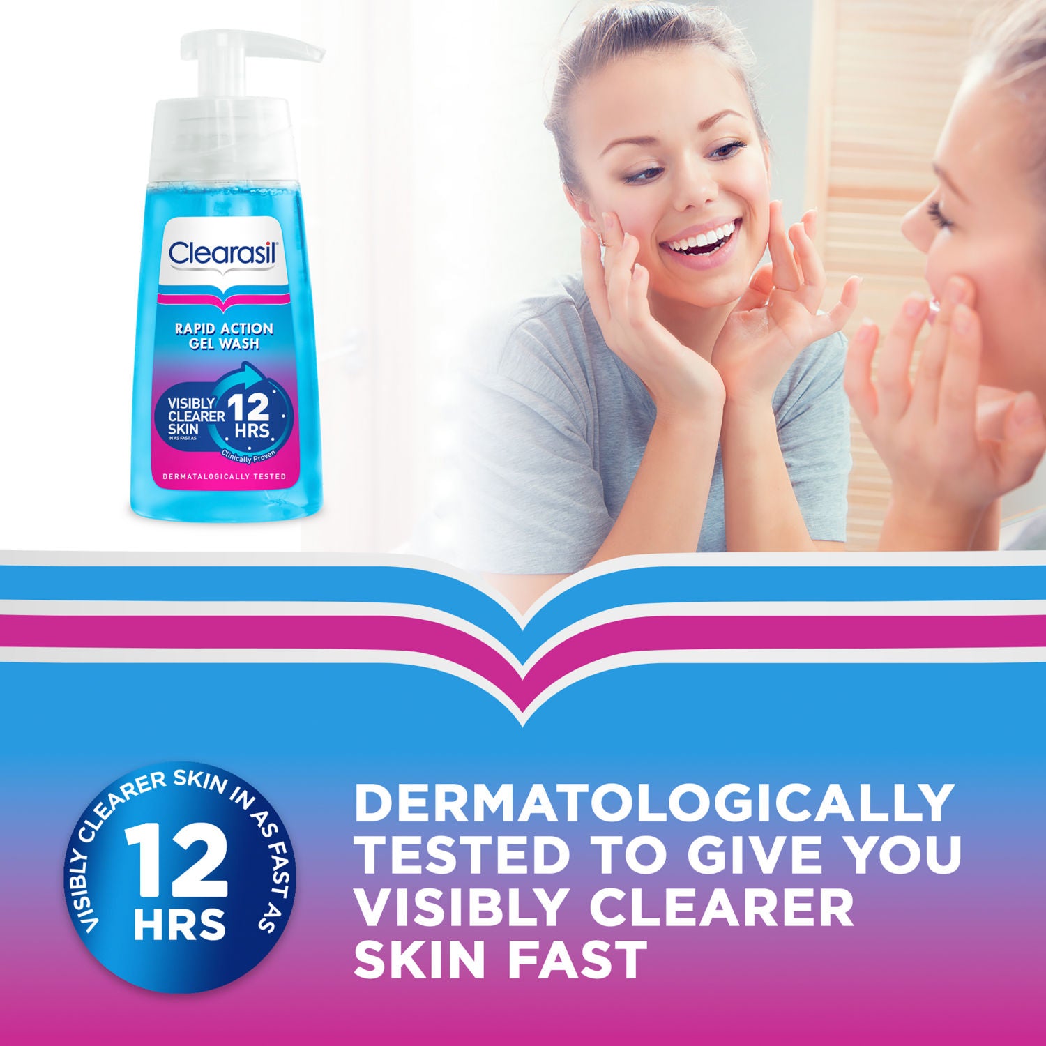 Clearasil Ultra Rapid Action Gel Wash 150ml - British product