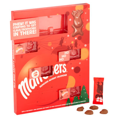 Adventskalender mit Maltesers-Rentier-Schokolade 108g (britische Marke)