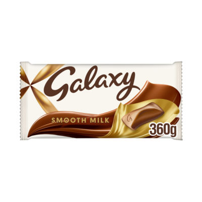 Tableta de chocolate con leche Galaxy de 360 ​​g, versión para Reino Unido