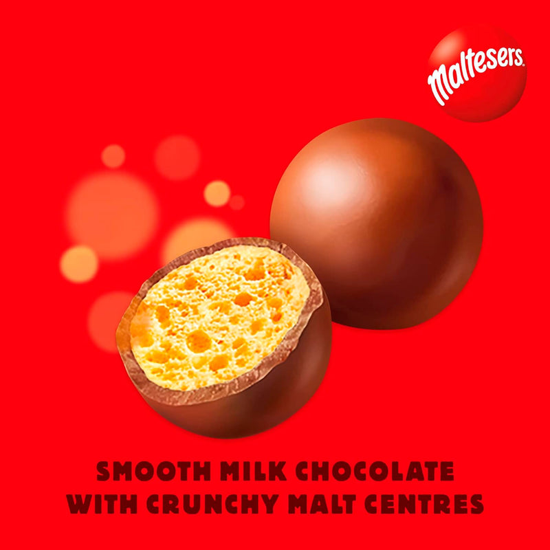 Maltesers milk chocolate honeycomb gift box 310g, imported from the UK