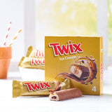 Twix chocolate caramel ice cream bars 4pk (British brand)