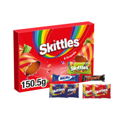 Skittles Christmas selection box 150.5g (British brand)